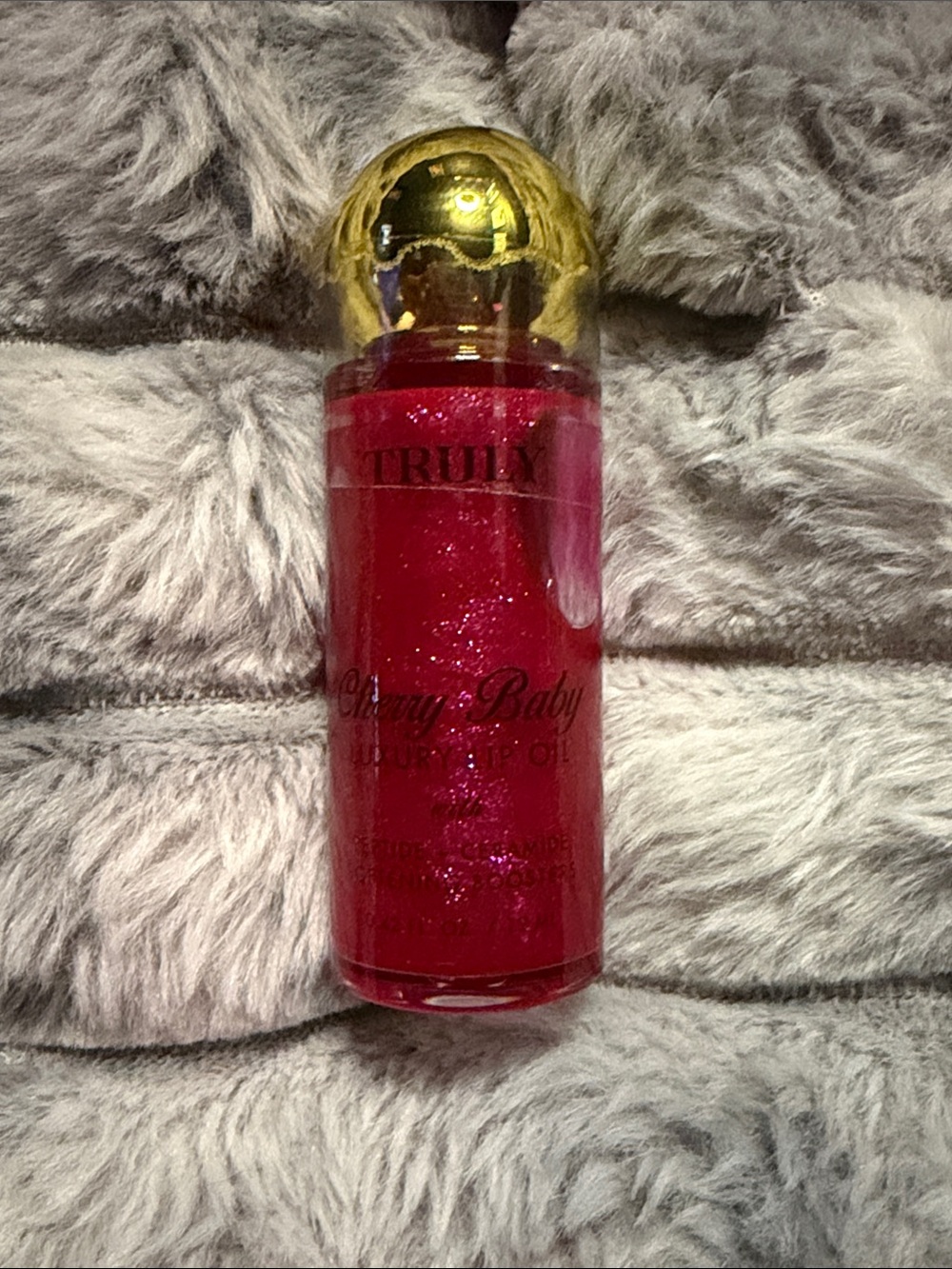 TRULY cherry baby luxury lip oil